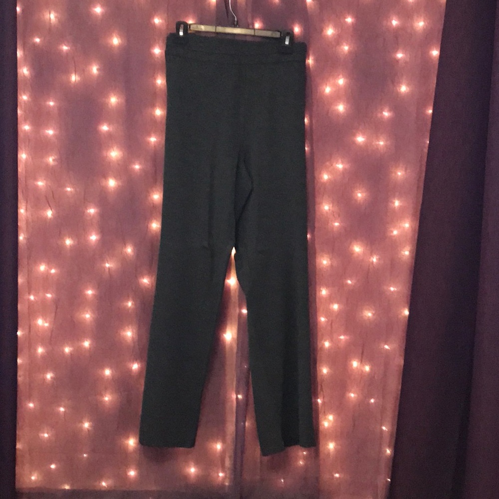Gray knit pants